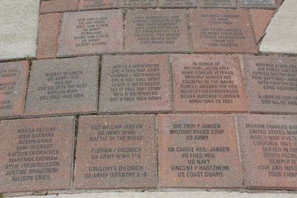 KAUKAUNA VETERANS MEMORIAL PAVERS A