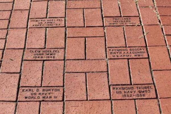 WOLF RIVER VFW POST 6769 WAR VETERANS MEMORIAL BRICKS