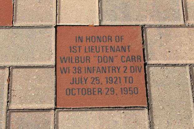 1ST LIEUTENANT WILBUR “DON” CARR WAR MEMORIAL PAVER