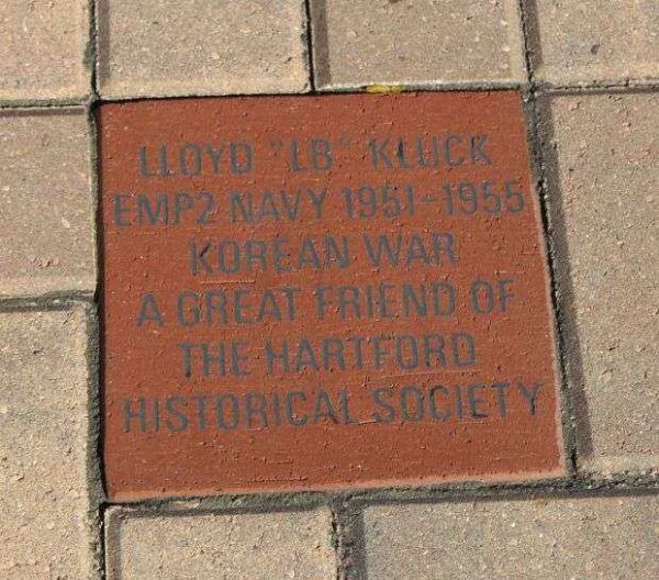 LLOYD “LB” KLUCK WAR MEMORIAL PAVER