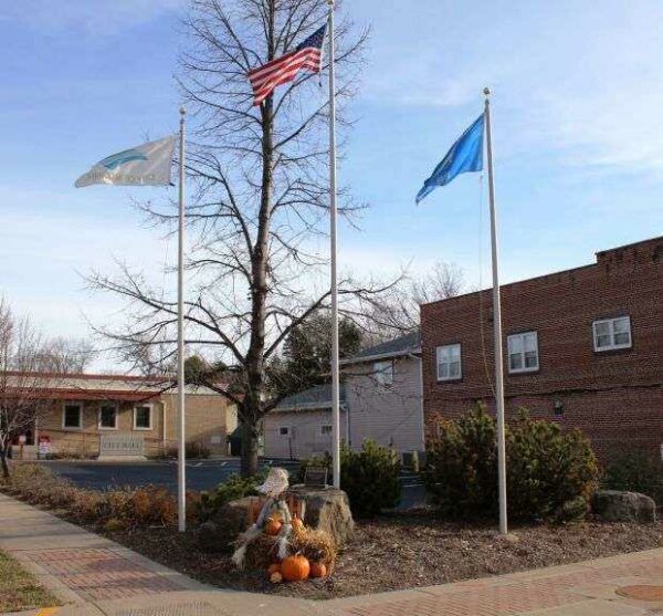 IN MEMORY OF MOSINEE VFW & AUXILIARY POST 8733 FLAGPOLE