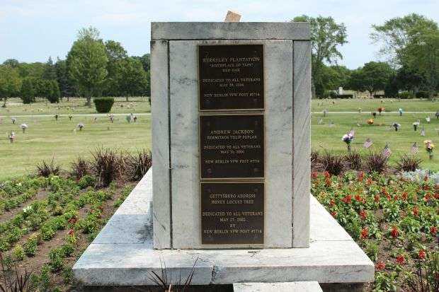 HIGHLAND MEMORIAL PARK VETERANS MEMORIAL SIDE B