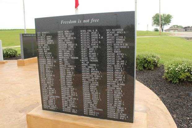 POTOSI-TENNYSON VETERANS MEMORIAL HONOR ROLL STONE C