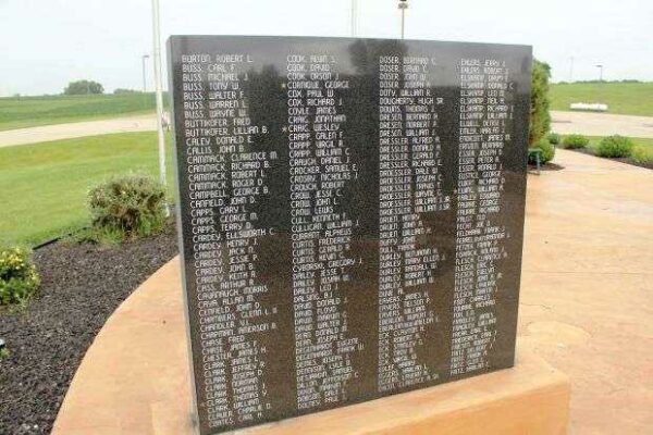 POTOSI-TENNYSON VETERANS MEMORIAL HONOR ROLL STONE B