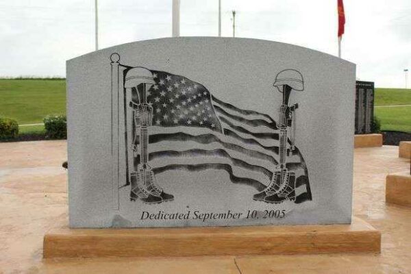 POTOSI-TENNYSON VETERANS MEMORIAL DEDICATION STONE B