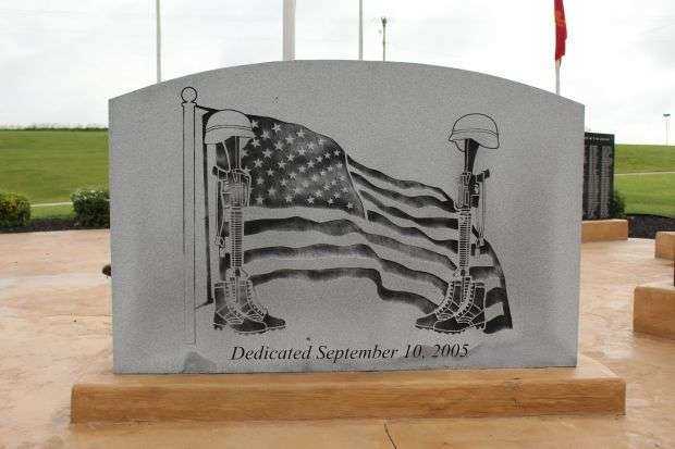 POTOSI-TENNYSON VETERANS MEMORIAL DEDICATION STONE B