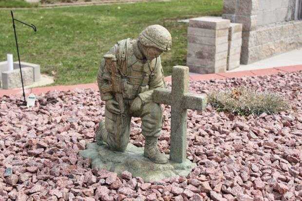 AMERICAN LEGION POST 377 WAR MEMORIAL STATUE