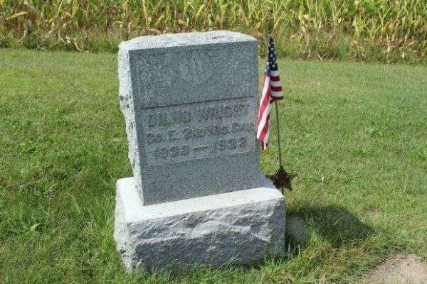 DILNO WRIGHT MEMORIAL CEMETERY STONE