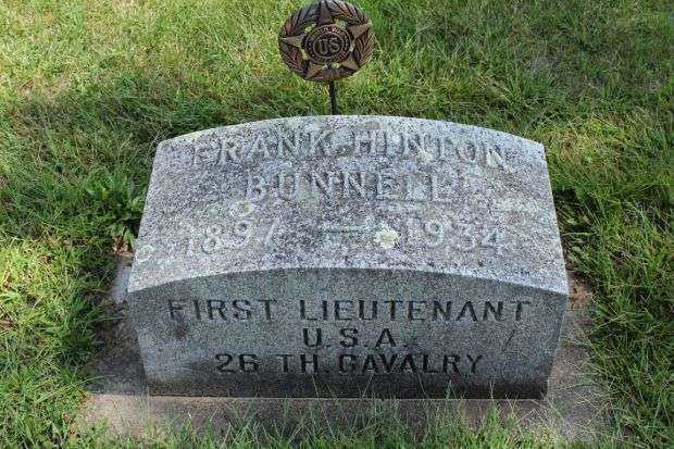 FRANK HINTON BUNNELL MEMORIAL CEMETERY STONE