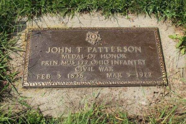 JOHN T PATTERSON MEDAL OF HONOR GRAVESTONE