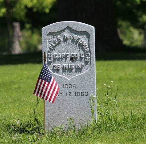 CHARLES W. NEUKIRCH MEMORIAL CEMETERY STONE