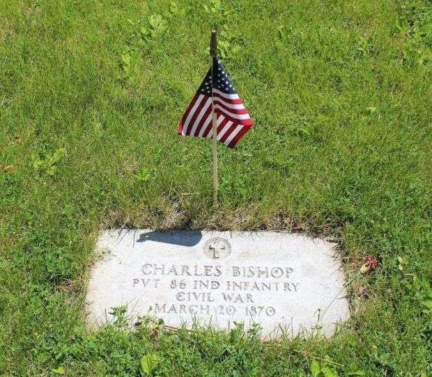 CHARLES BISHOP MEMORIAL CEMETERY STONE