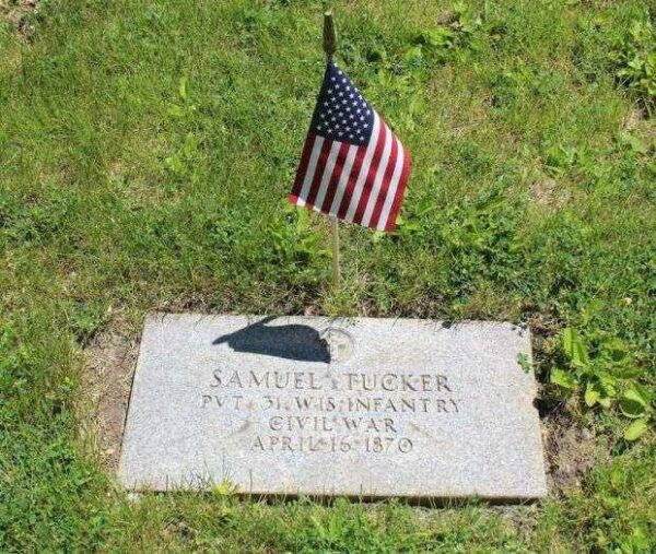 SAMUEL TUCKER MEMORIAL CEMETERY STONE