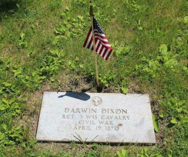 DARWIN DIXON MEMORIAL CEMETERY STONE