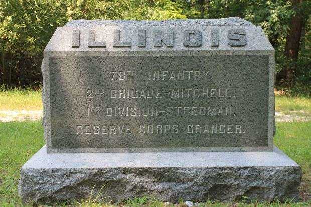 78TH ILLINOIS INFANTRY WAR MEMORIAL