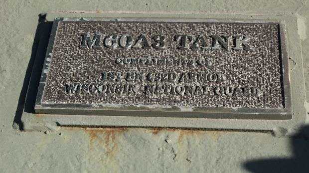 BRODHEAD M60A3 TANK MEMORIAL PLAQUE