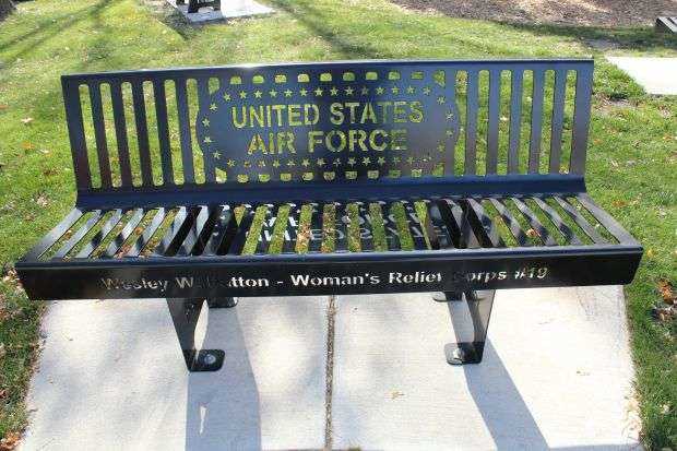 BRODHEAD ARMED FORCES MEMORIAL BENCH A