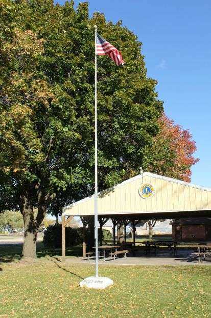 VFW AND AMERICAN LEGION POSTS MEMORIAL FLAGPOLE