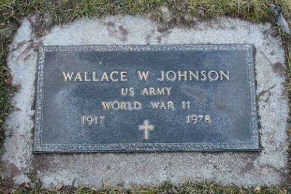 WALLACE W JOHNSON MEMORIAL CEMETERY STONE