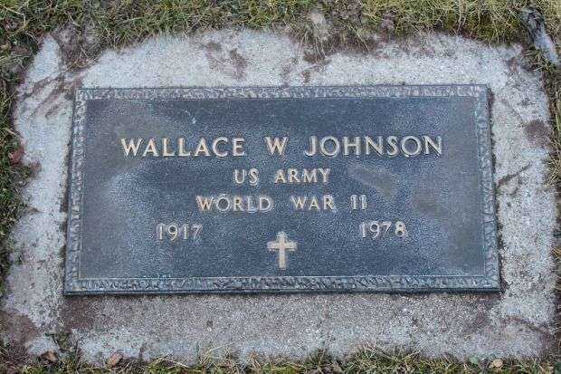 WALLACE W JOHNSON MEMORIAL CEMETERY STONE