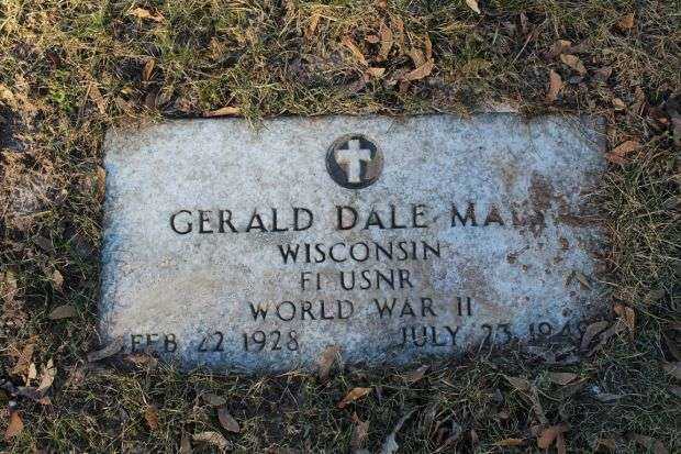 GERALD DALE MANS MEMORIAL CEMETERY STONE