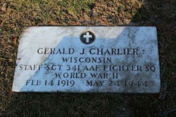 GERALD J CHARLIER MEMORIAL CEMETERY STONE
