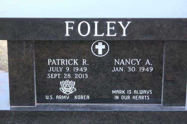 PATRICK R. FOLEY WAR MEMORIAL BENCH