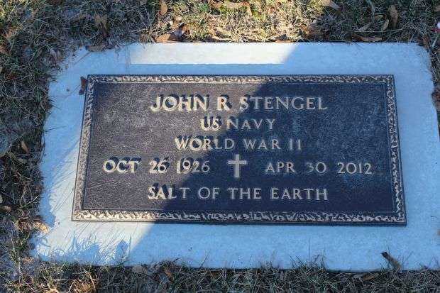 JOHN R STENGEL MEMORIAL CEMETERY STONE