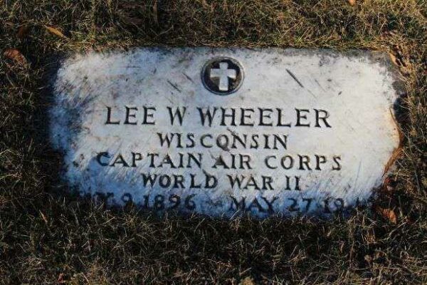 LEE W WHEELER MEMORIAL CEMETERY STONE