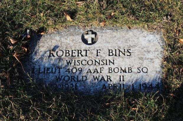 ROBERT F BINS MEMORIAL CEMETERY STONE