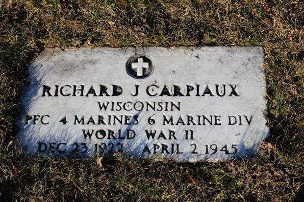 RICHARD J CARPIAUX MEMORIAL CEMETERY STONE