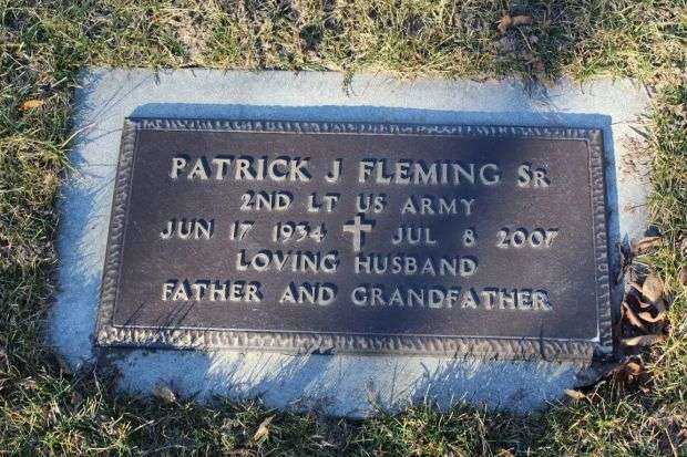PATRICK J FLEMING SR MEMORIAL CEMETERY STONE