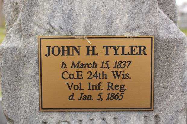 JOHN H. TYLER WAR MEMORIAL PLAQUE