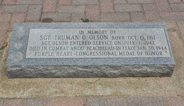 SGT. TRUMAN O. OLSON MEDAL OF HONOR WAR MEMORIAL