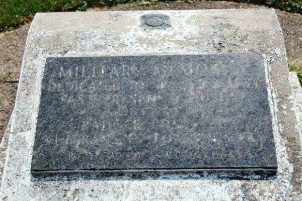 MILITARY MEMORIAL STONE