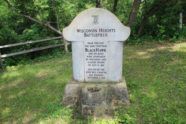 WISCONSIN HEIGHTS BATTLEFIELD WAR MEMORIAL