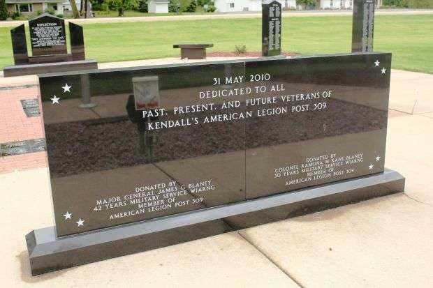 KENDALL AREA VETERANS MEMORIAL LAZER MURAL BACK