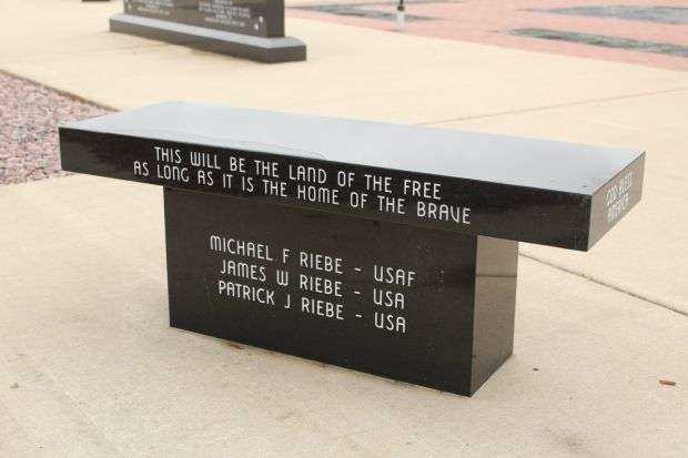 KENDALL AREA VETERANS MEMORIAL BENCH D