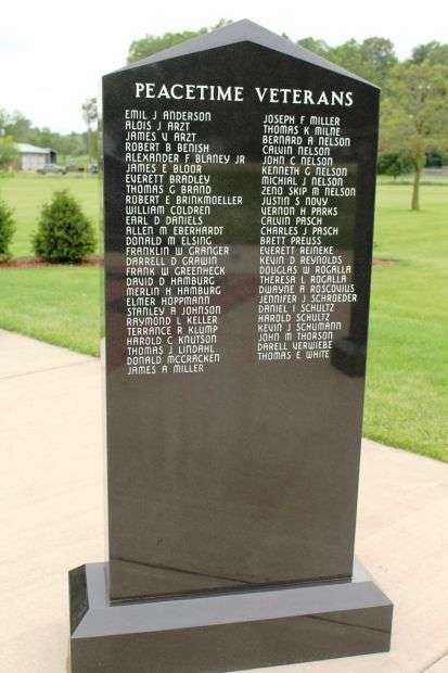 KENDALL AREA VETERANS MEMORIAL STONE J