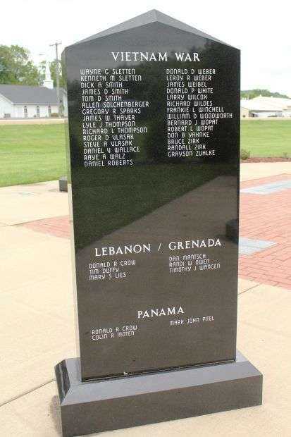 KENDALL AREA VETERANS MEMORIAL STONE I