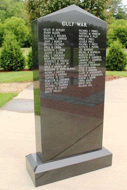 KENDALL AREA VETERANS MEMORIAL STONE E
