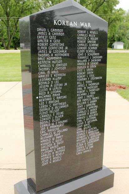 KENDALL AREA VETERANS MEMORIAL STONE D