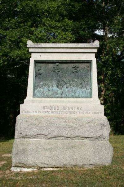 18TH OHIO iNFANTRY WAR MEMORIAL