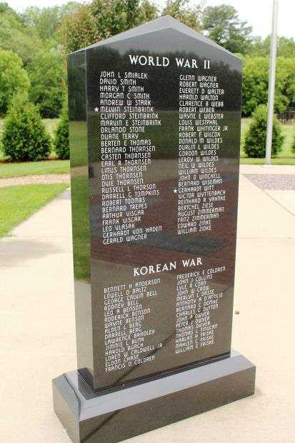 KENDALL AREA VETERANS MEMORIAL STONE C