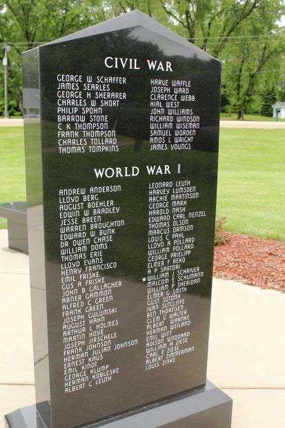 KENDALL AREA VETERANS MEMORIAL STONE B