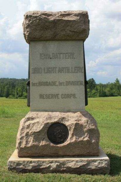 18TH BATTERY OHIO LIGHT ARTILLERY WAR MEMORIAL