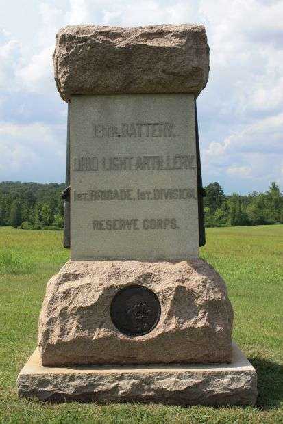 18TH BATTERY OHIO LIGHT ARTILLERY WAR MEMORIAL