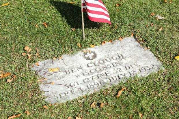 BEN CLOUGH MEMORIAL CEMETERY STONE
