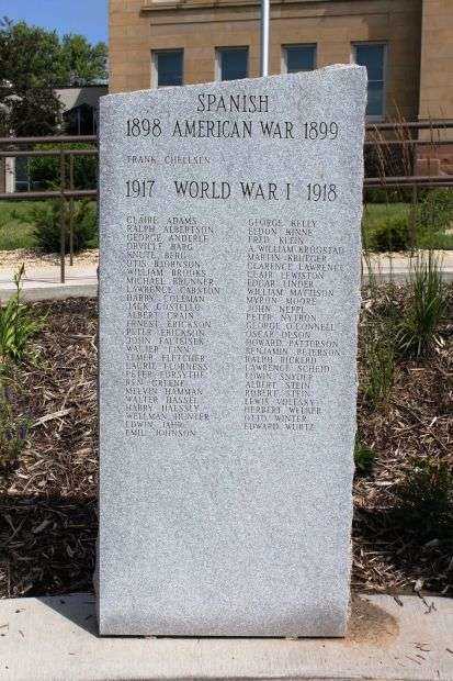 PIERCE COUNTY WAR VETERANS MEMORIAL STONE B