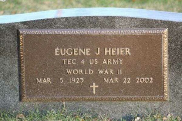 EUGENE J HEIER MEMORIAL CEMETERY STONE